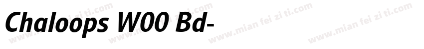 Chaloops W00 Bd字体转换